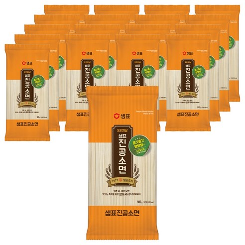 샘표국시 오리지날 진공소면, 900g, 18개