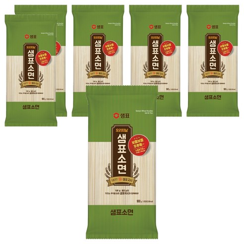 샘표 소면, 900g, 6개
