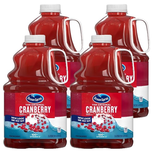 오션스프레이 크랜베리 주스, 3L, 4개