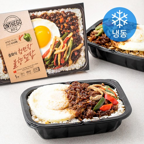 온더고 중화식 첨면장 불향 덮밥 (냉동), 290g, 6개 냉동도시락