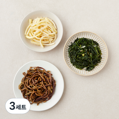 강남밥상 모둠 삼색나물 세트 270g, 3세트
