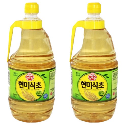 오뚜기 현미식초, 1.8L, 2개