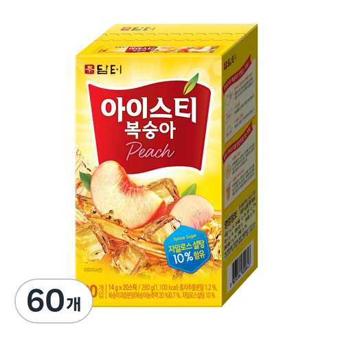 담터 복숭아 홍차, 280g, 3박스