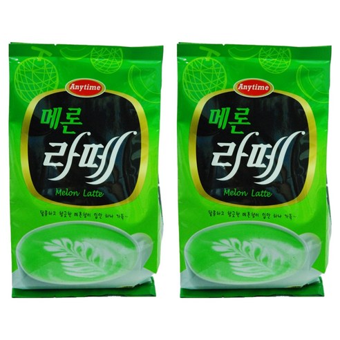 애니타임 라떼파우더 메론라떼, 1개입, 2개, 1kg