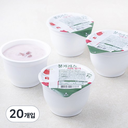 남양유업 떠먹는 불가리스 요구르트 딸기 85g, 4개입, 5개