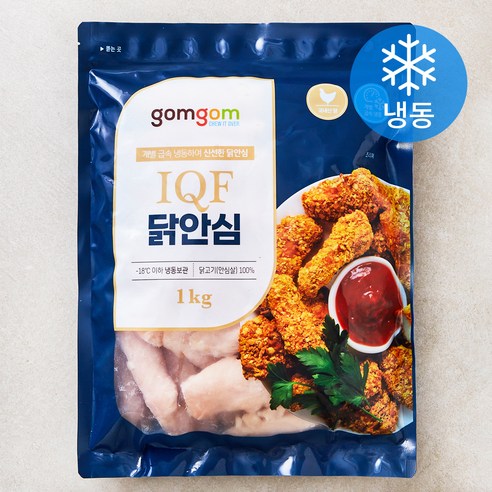 곰곰 IQF 닭안심 (냉동), 1kg, 1개