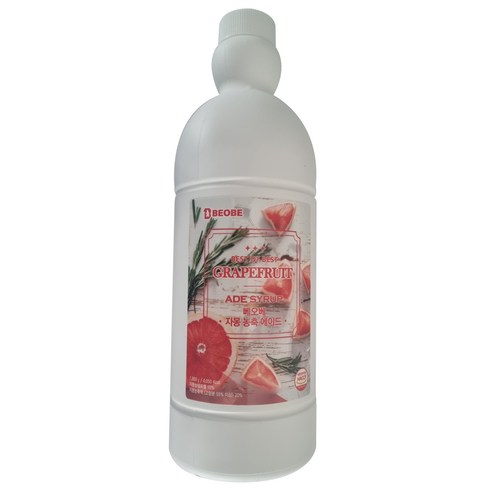 베오베 자몽 농축 에이드, 1800ml, 1개