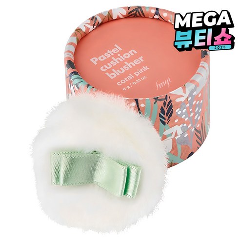 더페이스샵 파스텔 쿠션 블러셔 6g, 02호코랄핑크, 1개