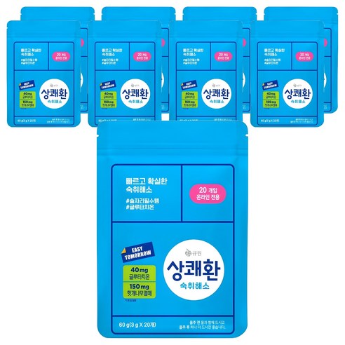 상쾌환 숙취해소제, 3g, 180개