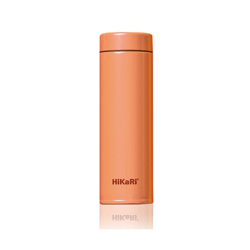 HiKaRi 레인보우 미니 보온보냉 스텐 텀블러, 머스크오렌지, 300ml, 1개