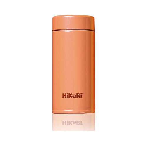HiKaRi 레인보우 미니 보온보냉 스텐 텀블러, 머스크오렌지, 200ml, 1개