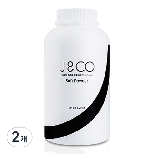 제이엔코 소프트 파우더 + 정리용 스펀지 세트, 150g, 2개