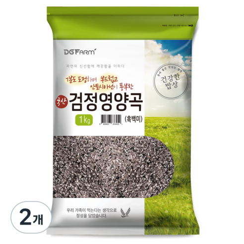 대구농산 검정영양곡, 1kg, 2개