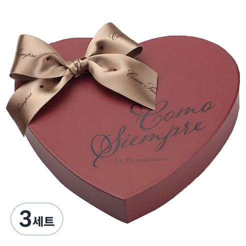 꼬모쎔쁘레 그랑크뤼 콜렉션 하트 초콜릿 세트, 초콜릿 12종, 3세트