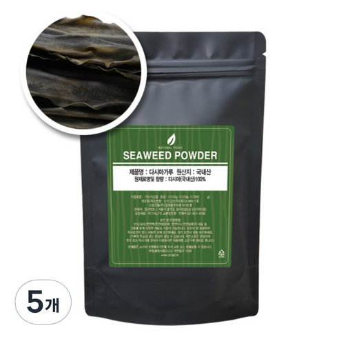 동이약초 다시마가루, 100g, 5개