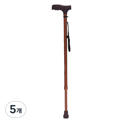 디페이브 클래식 노인 어르신 지팡이 브라운, 5개