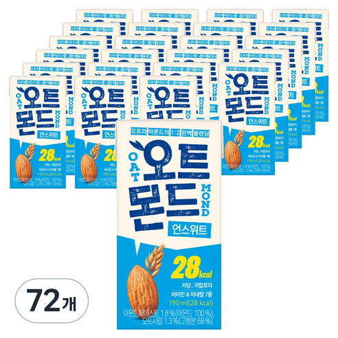오트몬드 언스위트, 72개, 190ml