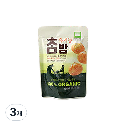 유기농 참밤 60g 6개 유기농 참밤 60g 6개