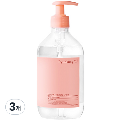 편강율 약산성 여성청결제, 500ml, 3개