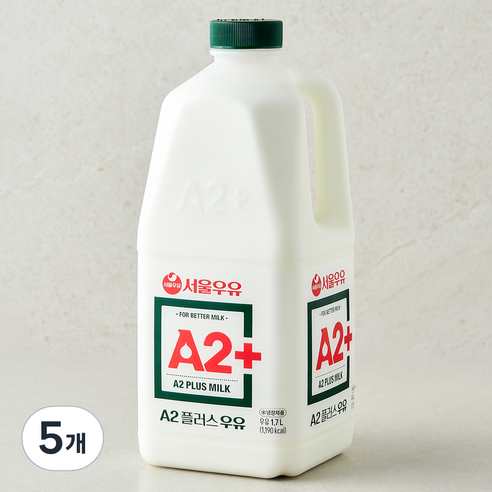 서울우유 A2플러스 우유, 5개, 1.7L