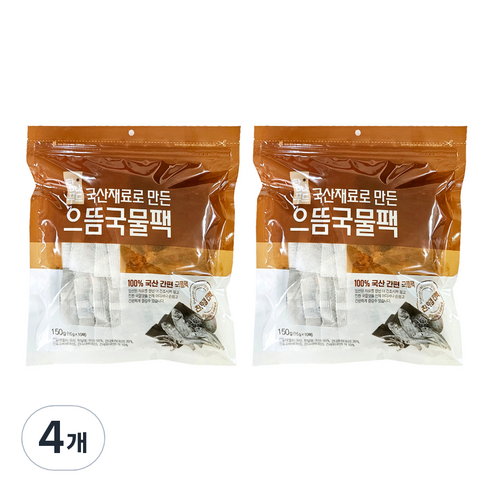 다시팩 으뜸 국물팩 10p, 150g, 4개