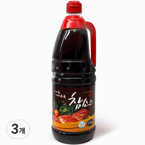 우리식품 고기엔 참소스, 2.1kg, 3개
