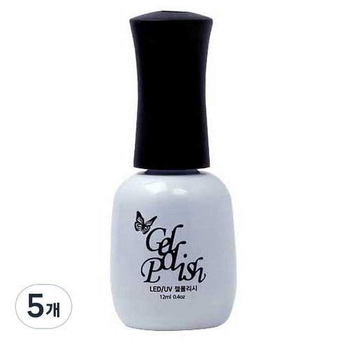 뷰닉스 매트 탑젤, 유백색, 5개, 12ml