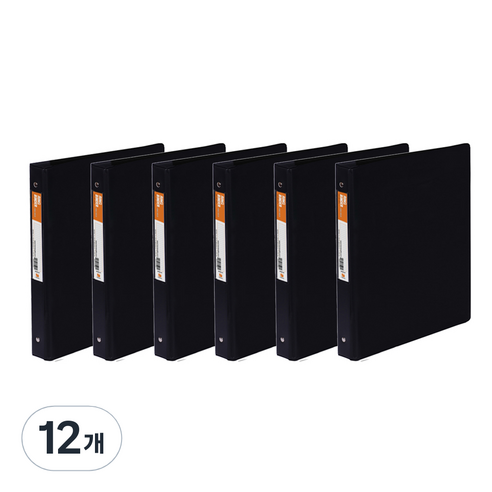 희망사무포인트 고주파 O링 바인더 A4 3cm BB337, 흑색, 12개