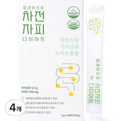 질경이 프로 차전자피 다이어트 30p, 150g, 4개