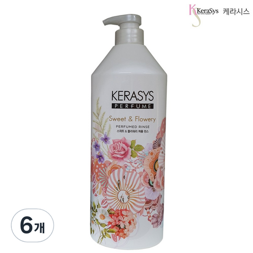 케라시스 스위트 앤 플라워리 퍼퓸 린스, 1000ml, 6개