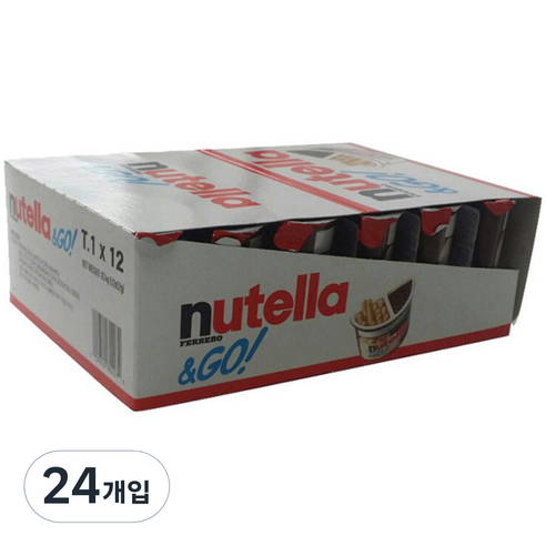 누텔라 앤고 막대과자, 52g, 24개