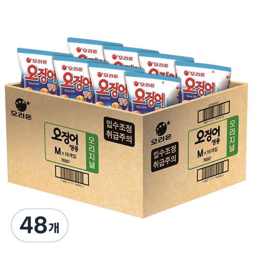 오리온 오징어땅콩, 98g, 48개