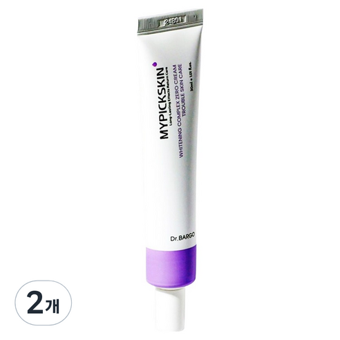 닥터바르고 마이픽스킨 화이트닝 컴플렉스 제로 크림, 30ml, 2개