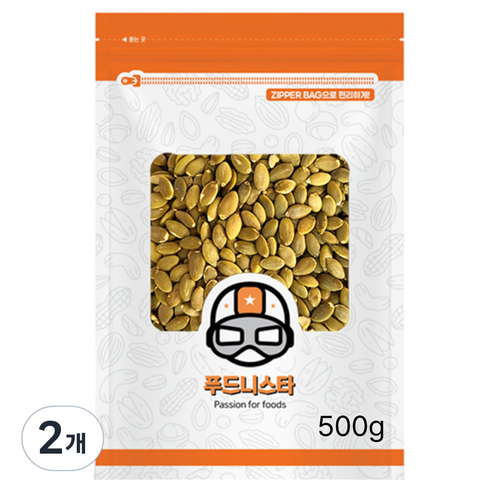 푸드니스타 호박씨, 2개, 500g
