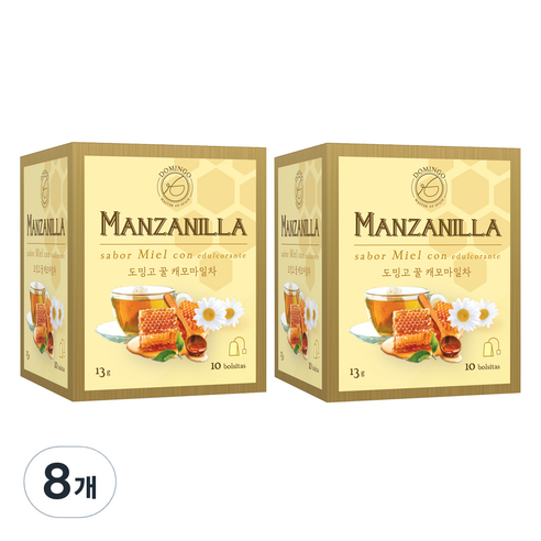 도밍고 꿀캐모마일차 10티백, 13g, 8개