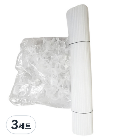 마켓감성 멀티컬러 풍선 홀더 100p + 막대 100p 세트, 투명, 3세트