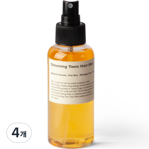 레이지소사이어티 그루밍 토닉 내추럴 볼륨 헤어 미스트, 120ml, 4개
