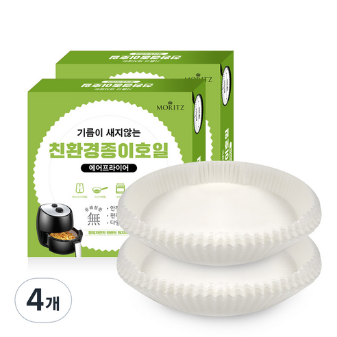 모리츠 에어프라이어용 종이호일 대 23 x 4.5 cm 60p, 4개