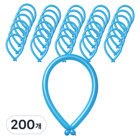 조이벌룬 260 풍선, 미드블루, 200개