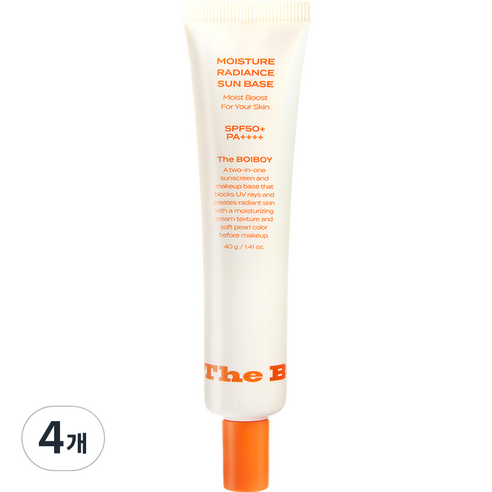 더보이보이 수분 광채 선 베이스 40g, 4개
