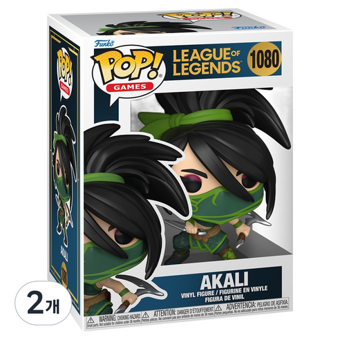 펀코 팝 리그오브레전드 LOL 83857 아칼리 Akali 피규어, 2개