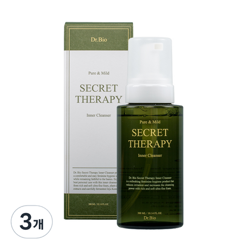 닥터바이오 시크릿 테라피 이너클렌저 여성청결제, 300ml, 3개