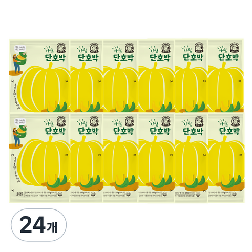 바로드숑 단호박, 24개, 100g