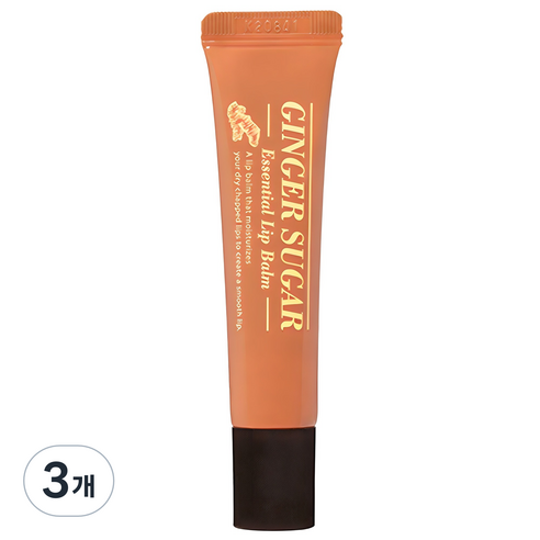 에뛰드 진저슈가 에센셜 립밤, 15ml, 3개