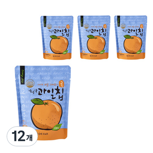 아비삭 과일칩, 14g(1개), 12개