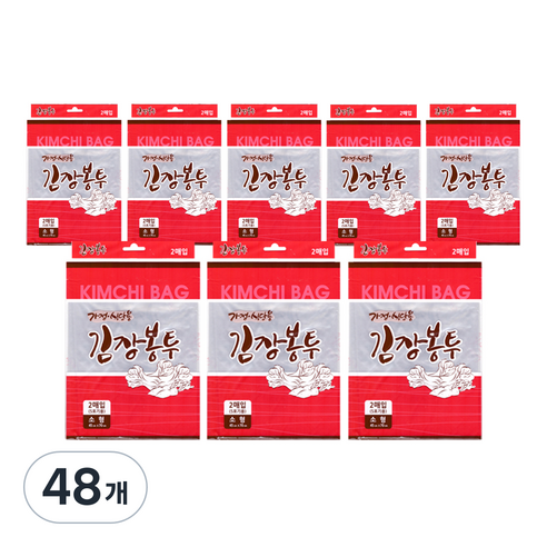 킹스봉 가온누리비닐 김장봉투 2p, 소형(약5포기), 48개