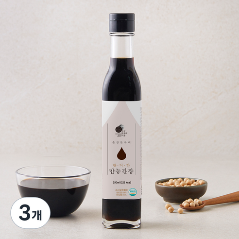 순창문옥례식품 맛더한 만능간장, 3개, 250ml