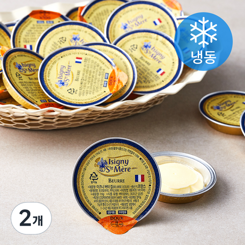 이즈니 버터 컵 60개입 (냉동), 600g, 2개