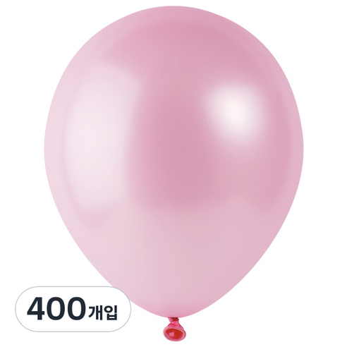파티팡 풍선 라운드 30cm, 펄 라이트핑크, 400개입