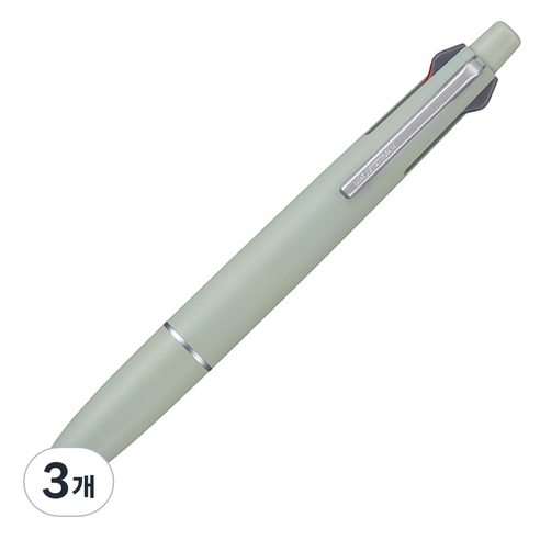 제트스트림 라이트 터치 잉크 멀티펜 MSXE-LS 0.5mm, 그라스그린, 3개